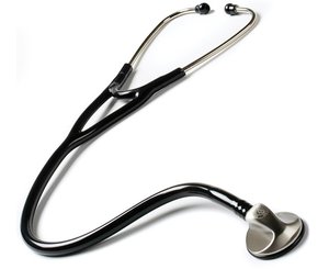 Basic Clinical Classic Stethoscope, Adult, Black