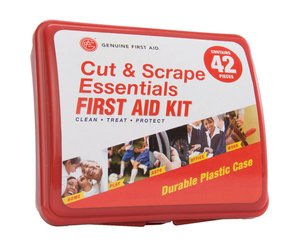 First Aid Kit, 42 pcs, Hard Case