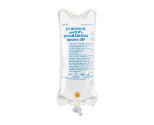 Dextrose 5% In Water Injection, 1,000mL PAB Bag < Hospira #7941-09 