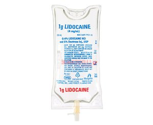 Lidocaine HCl 0.4% w/ Dextrose 5% Injection, USP 4mg/mL - 250mL Bag