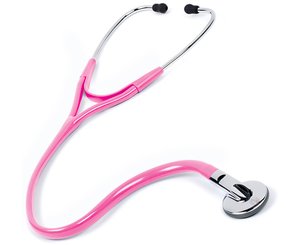 Clinical Stereo Stethoscope, Adult, Hot Pink