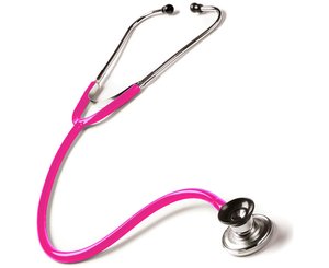 SpragueLite Stethoscope in Box, Adult, Neon Pink