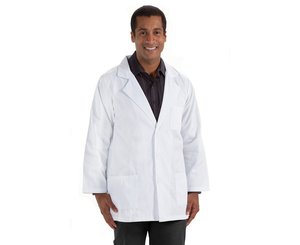 Men's Consultation Jacket, 2X, White < Prestige Medical #5730-2X 