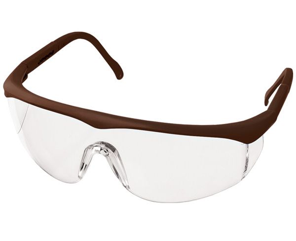 Colored Full-Frame Adjustable Eyewear, Chocolate