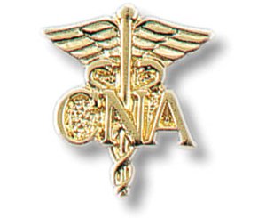 Certified Nursing Assistant Caduceus Insignia Tac, Pair