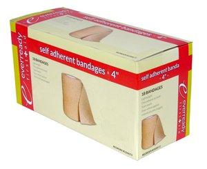 Self-Adherent Bandage Rolls, 4" x 5 yd < EverReady First Aid #0300072 
