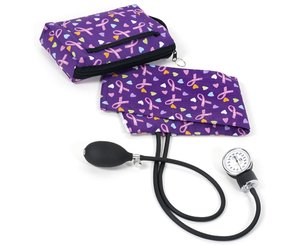 Premium Aneroid Sphygmomanometer With Carry Case, Adult, Love and Believe, Print