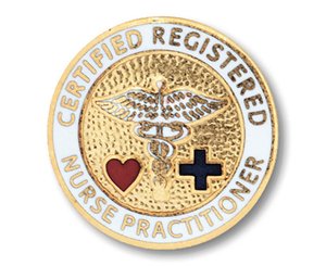 Certified Registered Nurse Practitioner Emblem Pin