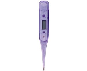 Cool Colors Digital Thermometer, Lilac, Translucent