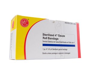 Gauze Bandage, 4 x 6 yds, (Sterile) 1 pc/box < Genuine First Aid #9999-0403 