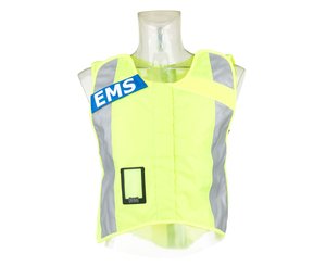 G3 Basic Safety Vest, Fluorescent W/ Ems Name Plate