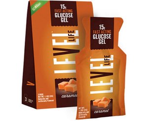 Level One Glucose Glutose Gel, 15g, 3/PK, Caramel < Level Foods #103205 