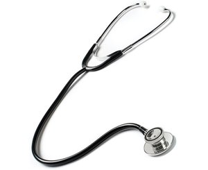 Basic Dual Head Stethoscope, Adult, Black < Prestige Medical #104-BLK 