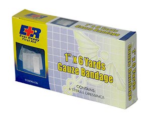 Gauze Bandages, 1" x 6Yds.