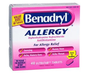 Benadryl Allergy Ultratab Tablets , Box/48