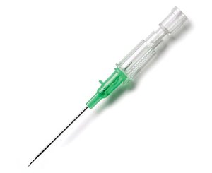 Introcan Safety IV Catheter 18G x 1.25", FEP, Straight, Box/50 < B Braun #4252560-02 