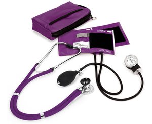 Aneroid Sphygmomanometer / Sprague-Rappaport Stethoscope Kit, Adult, Purple < Prestige Medical #A2-PUR 