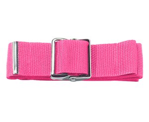 Nylon Gait Belt with Metal Buckle, Hot Pink