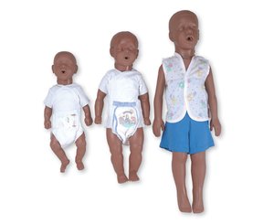 Kevin CPR Manikin w/ Carry Bag, 6 To 9 Month Old, African American < simulaids #2976 B 