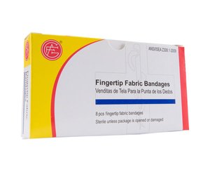 Fingertip Fabric Bandages, 8 pcs < Genuine First Aid #9999-0108 
