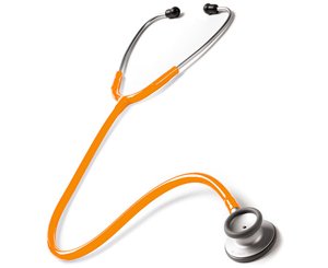 Clinical Lite Stethoscope, Adult in Box, Neon Orange