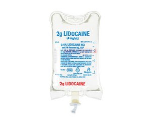 Lidocaine HCL & 5% Dextrose Injection, 2g, 500mL < Hospira #7931-24 