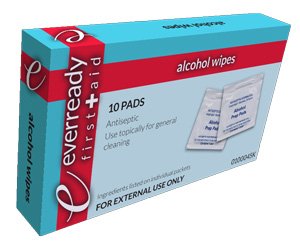 Alcohol Prep Wipes, Box/10 < Everready First Aid 