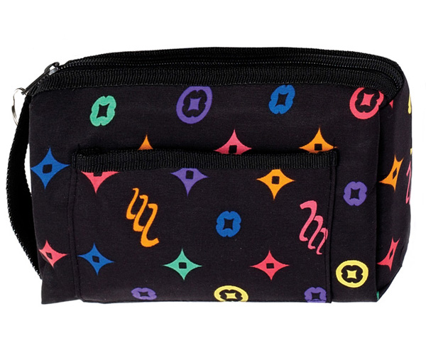 Compact Carrying Case, Designer Colored Symbols, Print