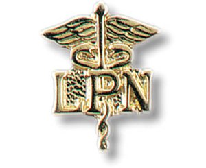 Licensed Practical Nurse Caduceus Insignia Tac, Pair