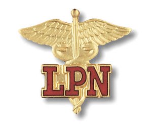 Licensed Practical Nurse (Caduceus) Emblem Pin < Prestige Medical #1023 