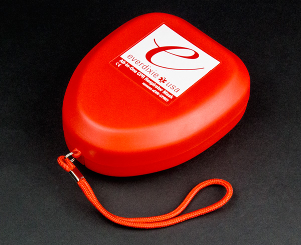 Adult CPR Mask in Hard Case < EverDixie #EVR-CPR01 