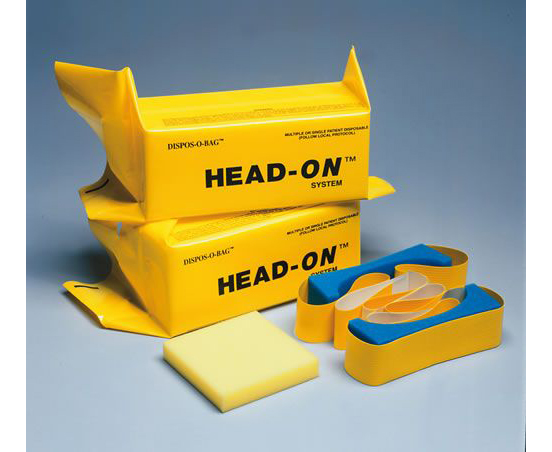 Dispos-O-Bag Head Immobilizer w/ Straps Pair