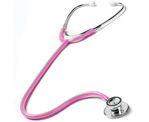 Dual Head Stethoscope, Adult, Hot Pink