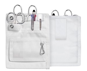 Belt Loop Organizer Kit W/ Forceps, White < Prestige Medical #736-WHT 