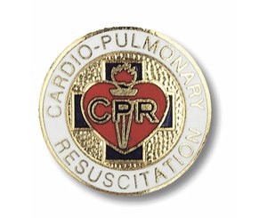 Cardio Pulmonary Resuscitation Emblem Pin