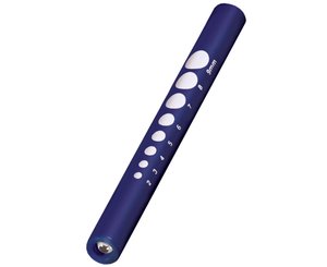 Disposable Pupil Gauge Penlight in Slide Pack, Navy