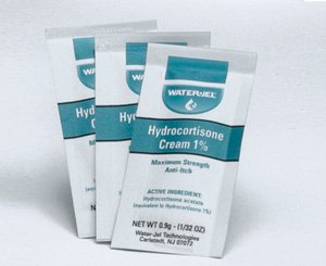 Hydrocortisone Cream 1%, 0.9g Packets < Water Jel #WJHYBULK 