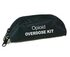 Opioid Overdose Pouch, Half Moon, Black