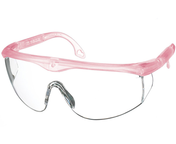 Colored Full-Frame Adjustable Eyewear, Frosted Pink, Frosted
