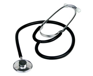 Single Head Nurse's Stethoscope, Black < EverDixie #143100 