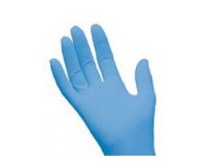 Powder Free Nitrile Exam Gloves - Medium , Box/100 < 