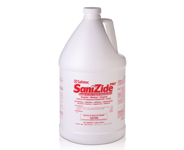 SaniZide Pro 2-Minute Surface Disinfectant, Case < Safetec 