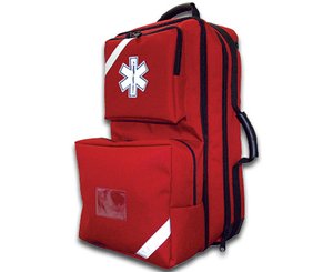 O2 Trauma AED Backpack, Red
