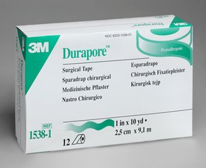 Durapore Surgical Silk Tape, 10 Yards, Box < 3M #1538-0 