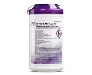Super Sani-Cloth Wipes, Extra Large, Can/65