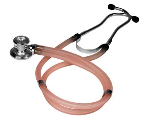 Two Tube Sprague-Rappaport Type Stethoscope Frosted Pink