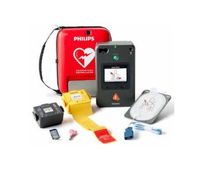 HeartStart FR3 AED Defibrillator W/ ECG Waveform + Text Prompt Display #861389