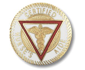 Certified Nurses Aide Emblem Pin < Prestige Medical #1076 