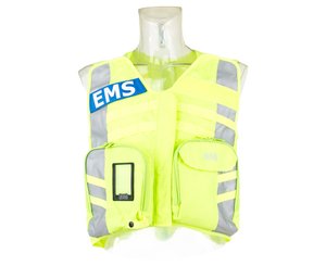 G3 Safety Vest, Advanced, Fluorescent W/ Ems Name Plate < StatPacks #G32001FL 