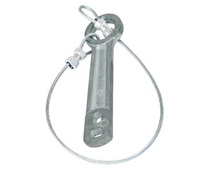 Oxygen Cylinder Wrench w/ Chain, Small